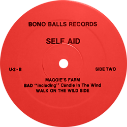 U2 self aid bono balls rec var1