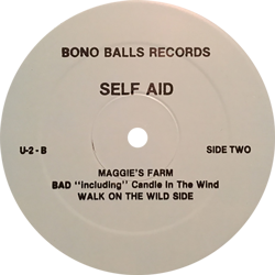 U2 self aid bono balls rec var4