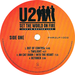 U2 set the world on fire