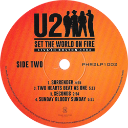 U2 set the world on fire