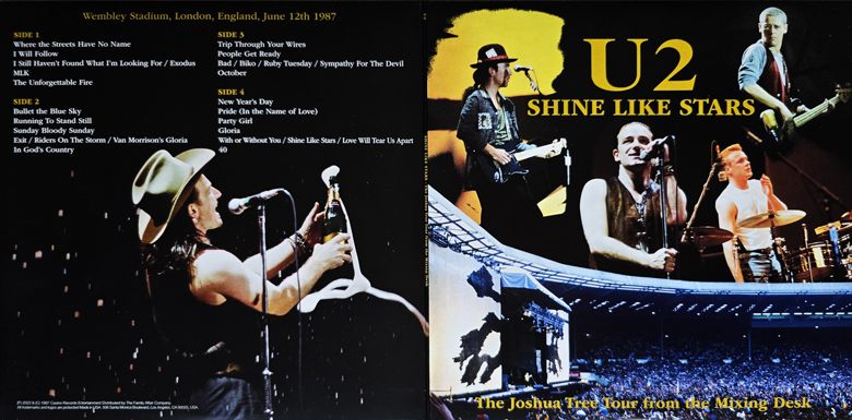 U2 shine like stars