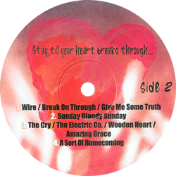 U2 stay till your heart breaks through