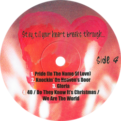 U2 stay till your heart breaks through