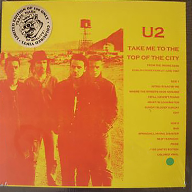 U2 Take Me To The Top Of The City cover