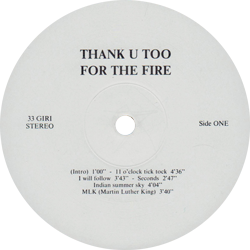 U2 thank u too for the fire