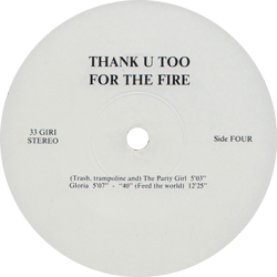 U2 thank u too for the fire