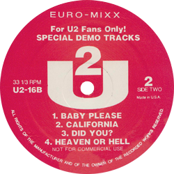 U2 the atomic mix special demo tracks