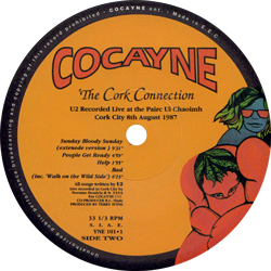 U2 the cork connection cocayne ent rec