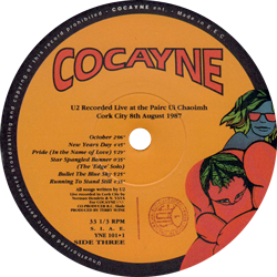 U2 the cork connection cocayne ent rec