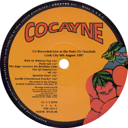 U2 the cork connection cocayne ent rec