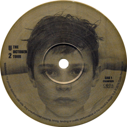 U2 the october tour coda records