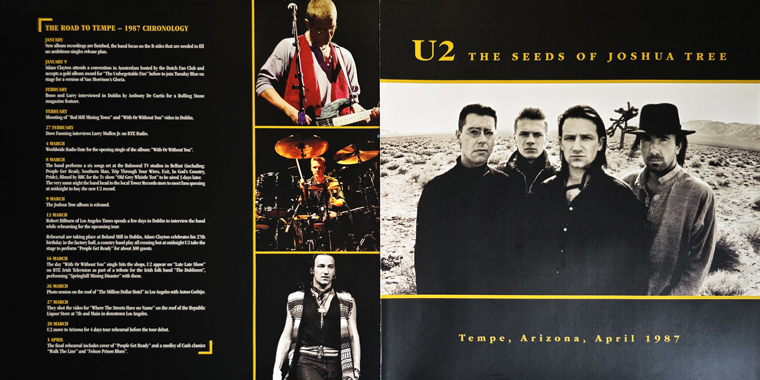 U2 the seeds of joshua tree