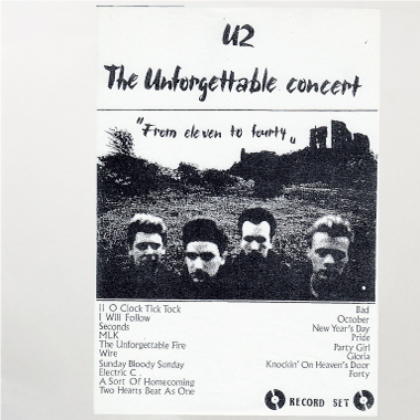 U2 The Unforgettable Concert 'From Eleven To Fourty'