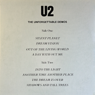 U2 the unforgettable demos