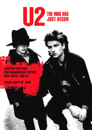 U2 the war has just begun tab
