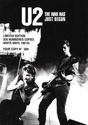 U2 the war has just begun tab