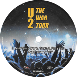 U2 the war tour stylus groove
