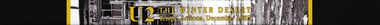 U2 the winter desert left