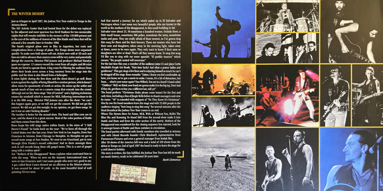 U2 the winter desert