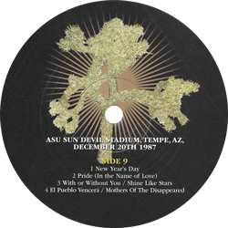 U2 the winter desert label i