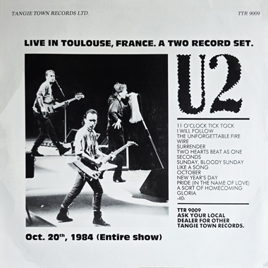 U2 Toulouse! I Will Follow! A Light In The Distance