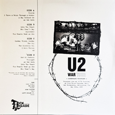 U2 War Tour