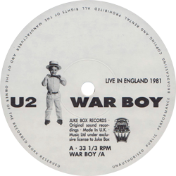U2 war boy juke