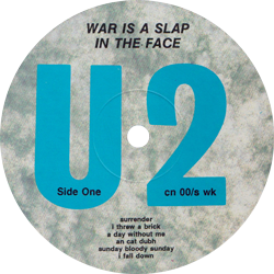 U2 war is a slap in the face