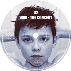 U2 war the concert coda rec
