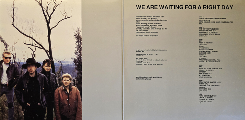 U2 we are waiting for a right day