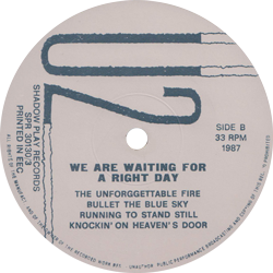 U2 we are waiting for a right day