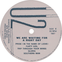U2 we are waiting for a right day