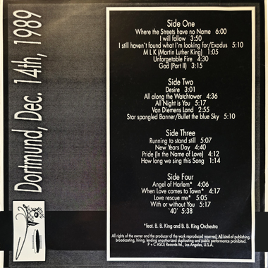 U2 when love comes to town