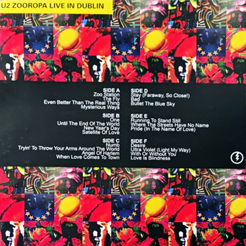 U2 u2 zooropa live in dublin